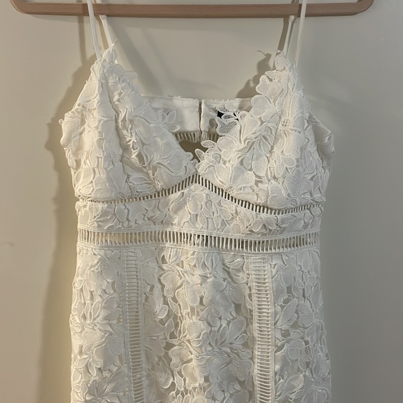 NWT Bardot Botanica Lace White Midi Dress, Small - Picture 4 of 7